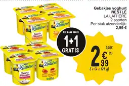 Cora Nestlé la laitière gebakjes yoghurt aanbieding
