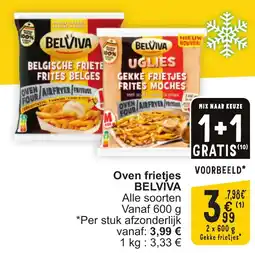 Cora Belviva oven frietjes aanbieding