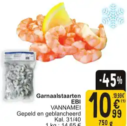 Cora Ebi garnaalstaarten aanbieding