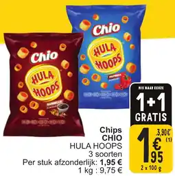 Cora Chio hula hoops chips aanbieding