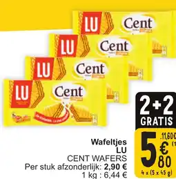 Cora LU cent wafers Wafeltjes aanbieding