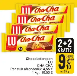 Cora LU Cha-Cha chocoladerepen aanbieding