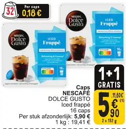 Cora Nescafé dolce gusto caps aanbieding
