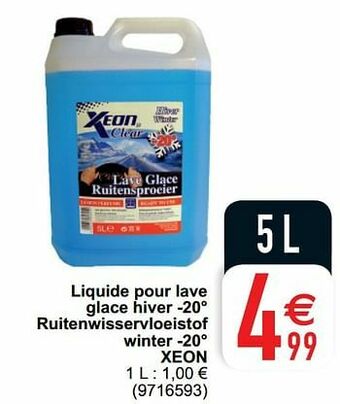 Cora Liquide pour lave glace hiver -20° ruitenwisservloeistof winter -20° xeon aanbieding
