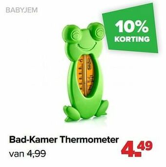 Baby-Dump Babyjem bad-kamer thermometer aanbieding
