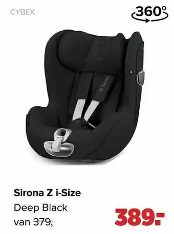 Baby-Dump Cybex sirona z i-size deep black aanbieding