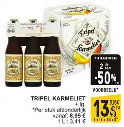 Cora Tripel karmeliet + lg. aanbieding