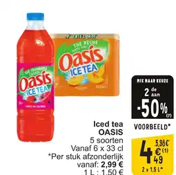 Cora Oasis Iced tea aanbieding