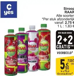 Cora Raak siroop aanbieding