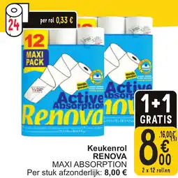 Cora Renova maxi absorption keukenrol aanbieding