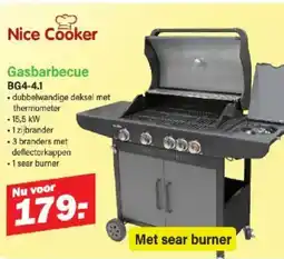 Van Cranenbroek Nice Cooker Gasbarbecue BG4-4.1 aanbieding