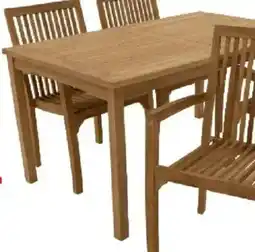 Van Cranenbroek Bois le Duc Teak tuinmeubelen Tafel aanbieding