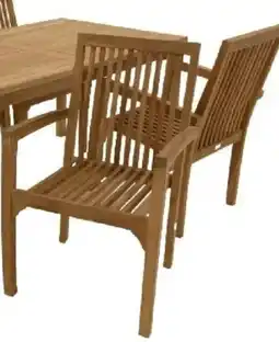 Van Cranenbroek Bois le Duc Teak tuinmeubelen stapelstoel aanbieding