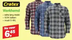 Van Cranenbroek Cratex Werkhemd aanbieding