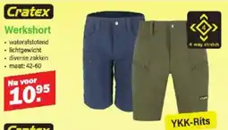 Van Cranenbroek Cratex Werkshort aanbieding