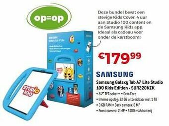 Exellent Samsung galaxy tab a7 lite studio 100 kids edition - sur220nzk aanbieding