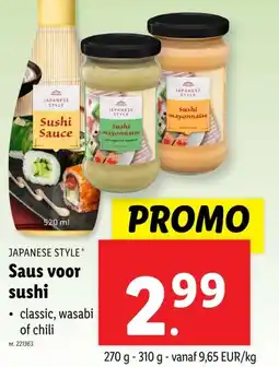 Lidl Saus voor sushi aanbieding