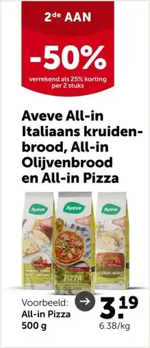 AVEVE All-in Pizza 500 g aanbieding