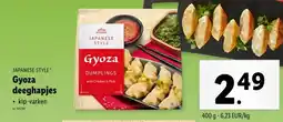 Lidl Gyoza deeghapjes aanbieding