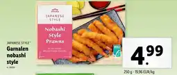 Lidl Garnalen nobashi style aanbieding