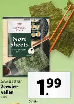 Lidl Zeewier- vellen aanbieding