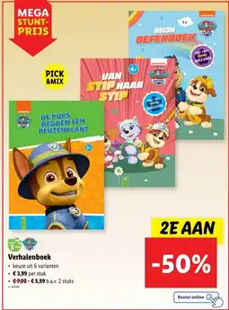 Lidl Verhalenboek aanbieding