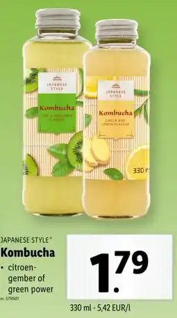 Lidl Kombucha aanbieding