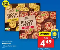 Lidl Minipizza's aanbieding