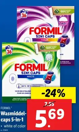 Lidl Wasmiddel- caps 5-in-1 aanbieding