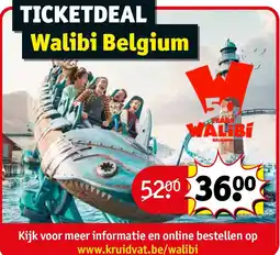 Kruidvat TICKETDEAL Walibi Belgium aanbieding