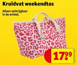 Kruidvat Kruidvat weekendtas aanbieding