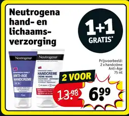 Kruidvat Neutrogena hand- en lichaamsverzorging aanbieding