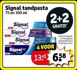 Kruidvat Signal tandpasta aanbieding