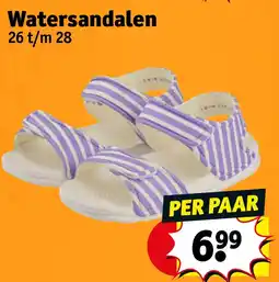 Kruidvat Watersandalen aanbieding
