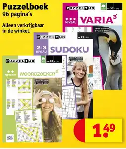 Kruidvat Puzzelboek aanbieding