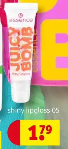 Kruidvat shiny lipgloss 05 aanbieding