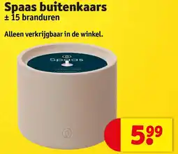 Kruidvat Spaas buitenkaars aanbieding