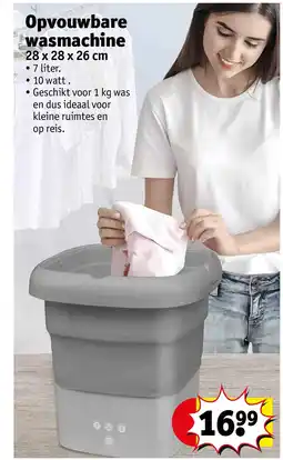 Kruidvat Opvouwbare wasmachine aanbieding