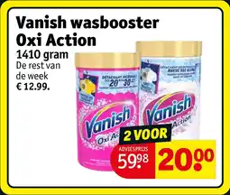 Kruidvat Vanish wasbooster Oxi Action aanbieding