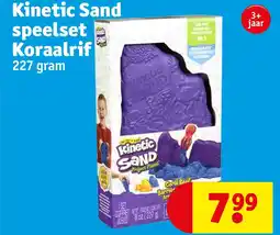 Kruidvat Kinetic Sand speelset Koraalrif aanbieding