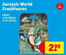 Kruidvat Jurassic World Crushivores aanbieding