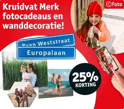 Kruidvat Kruidvat Merk fotocadeaus en wanddecoratie! aanbieding