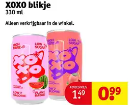 Kruidvat XOXO blikje aanbieding