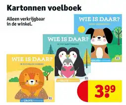 Kruidvat Kartonnen voelboek aanbieding