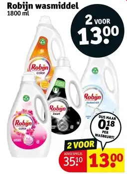 Kruidvat Robijn wasmiddel aanbieding