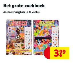 Kruidvat Het grote zoekboek aanbieding