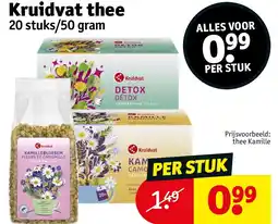 Kruidvat Kruidvat thee aanbieding