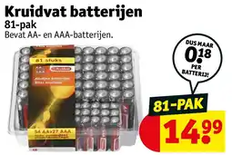 Kruidvat Kruidvat batterijen aanbieding