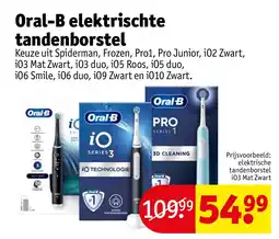 Kruidvat Oral-B elektrischte tandenborstel aanbieding