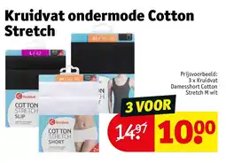 Kruidvat Kruidvat ondermode Cotton Stretch aanbieding